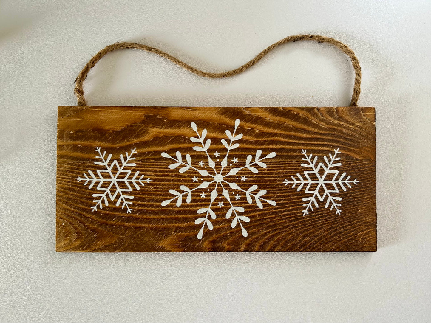 Snowflake Hanging Board
