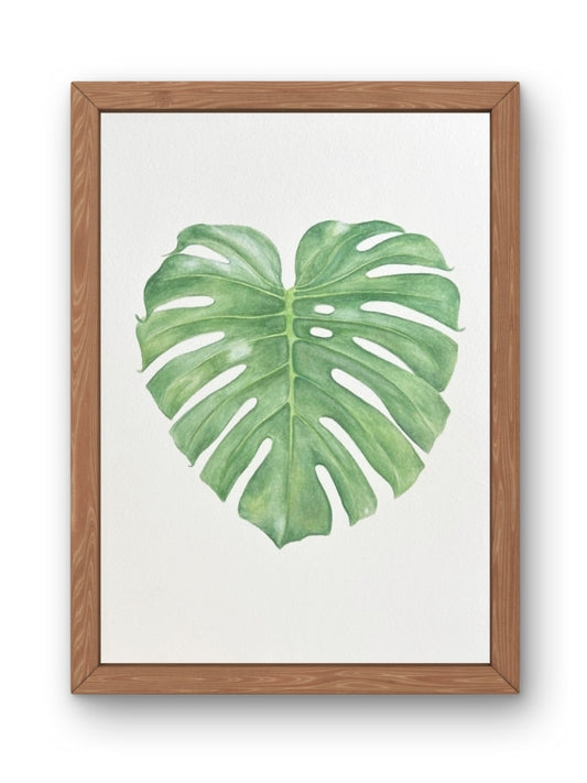 New! Monstera Leaf (Print)