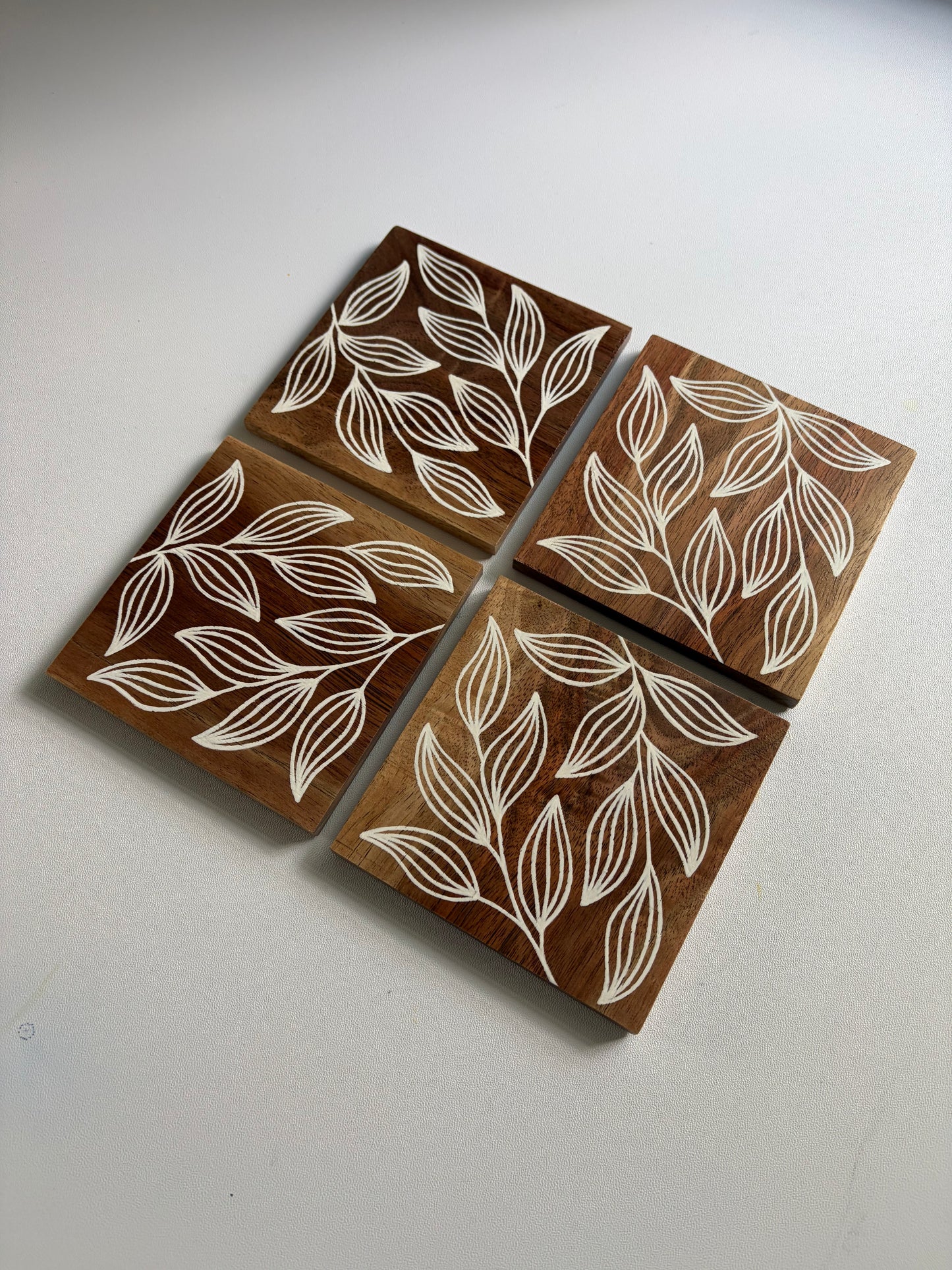Cozy Leaf Coaster