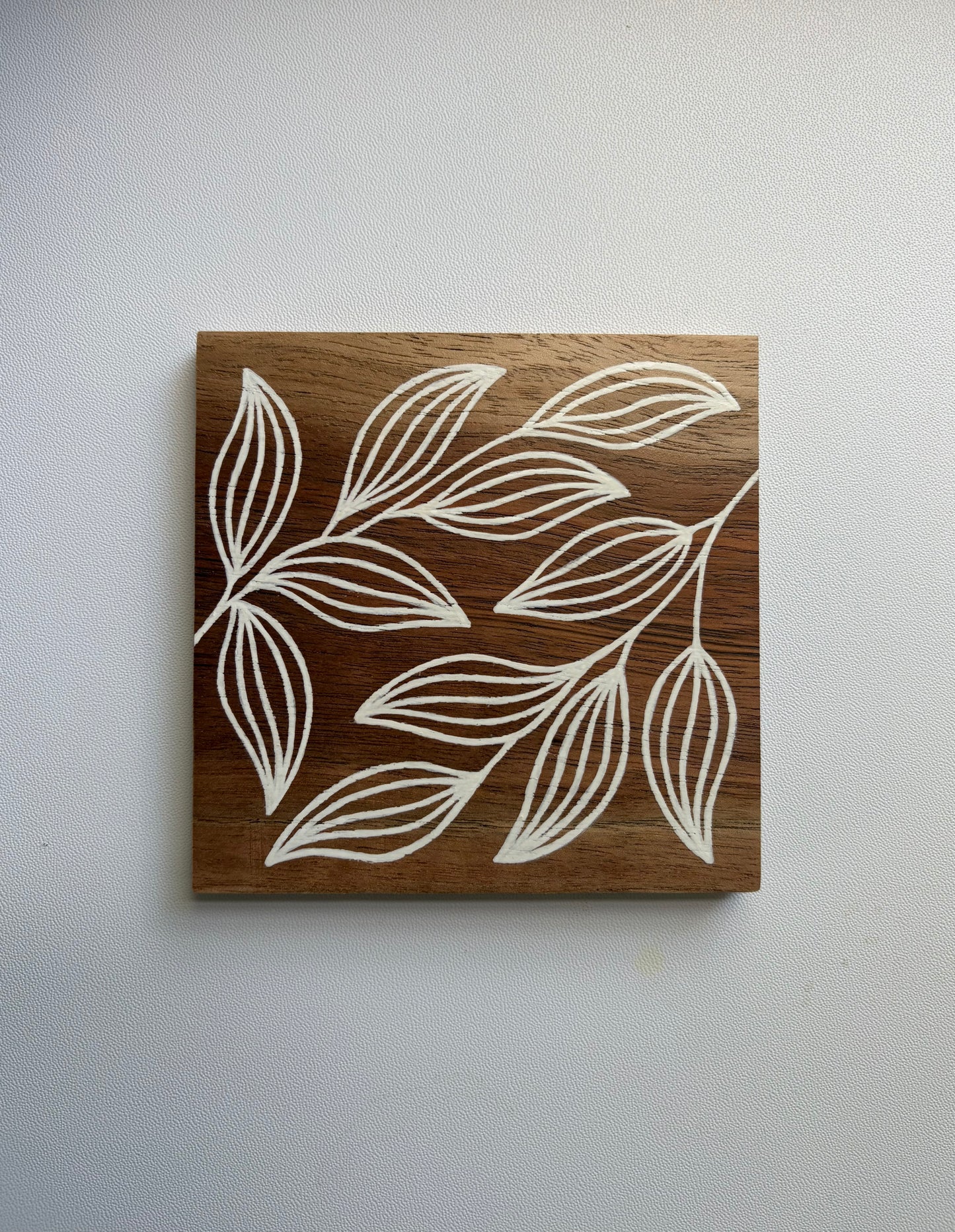 Cozy Leaf Coaster