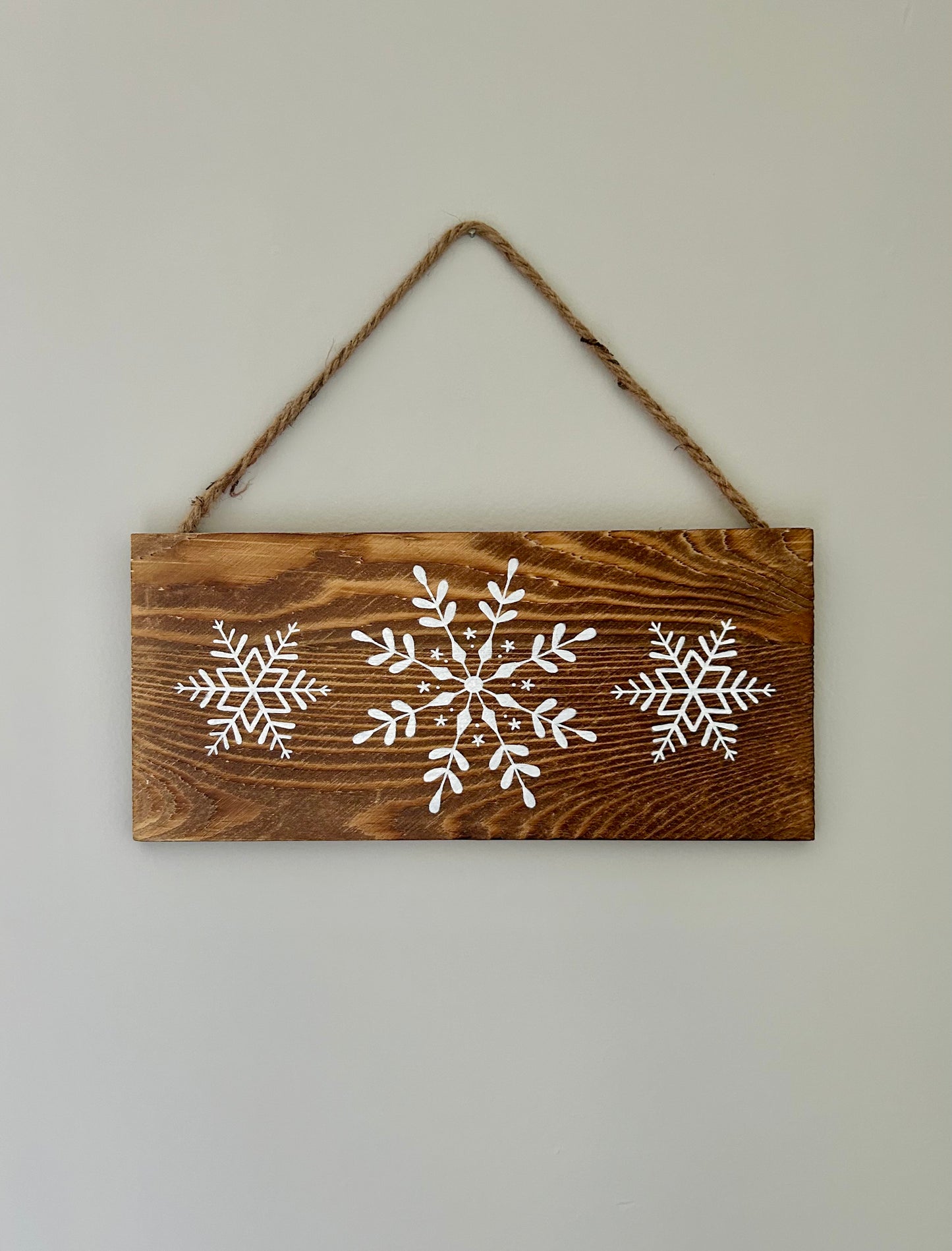 Snowflake Hanging Board