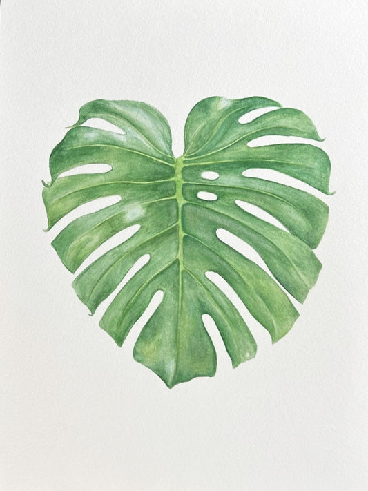 New! Monstera Leaf (Print)